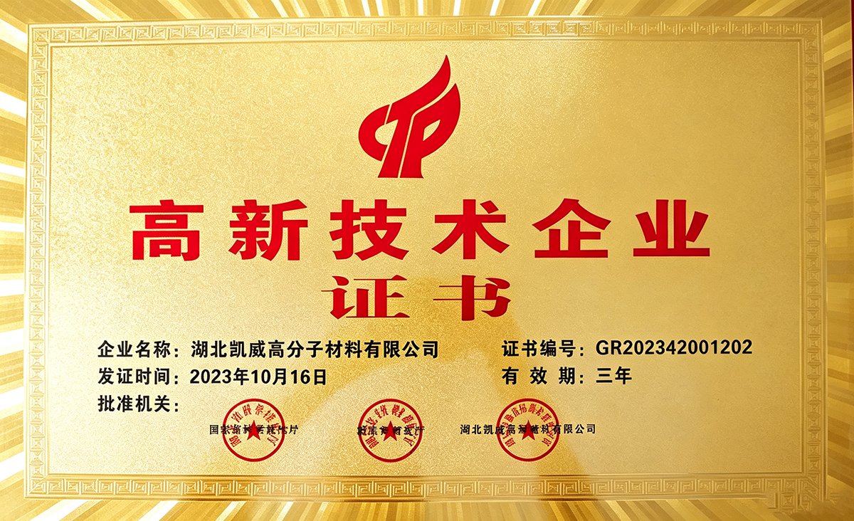 高新技术企业 证书